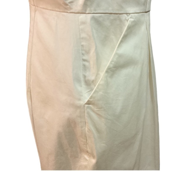 Armani JEANS ivory white stretch cotton knot detail neckline,exposed zip… - Picture 11 of 14